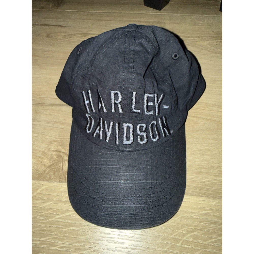 GENUINE HARLEY DAVIDSON 97672-22VM MEN'S WOVEN BLACK BB CAP